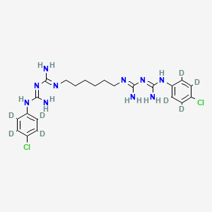 molecular formula C22H30Cl2N10 B563137 Chlorhexidine-d8 