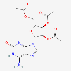 molecular formula C16H19N5O8 B563138 Isoguanosine Triacetate CAS No. 173098-06-1