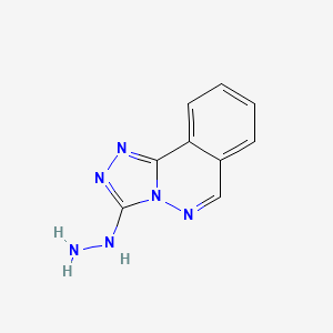 molecular formula C9H8N6 B563148 3-Hydrazino-s-triazolo[3,4-a]phthalazine CAS No. 21517-17-9