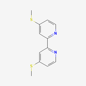 molecular formula C12H12N2S2 B563169 4-Methylsulfanyl-2-(4-methylsulfanylpyridin-2-yl)pyridine CAS No. 101028-38-0