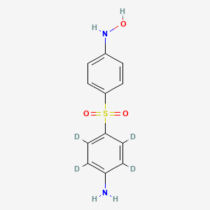 molecular formula C12H12N2O3S B563172 Dapsone Hydroxylamine-d4 