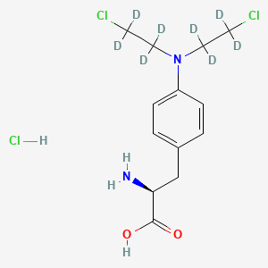 molecular formula C13H19Cl3N2O2 B563180 Melphalan-d8 Hydrochloride CAS No. 1217854-43-7