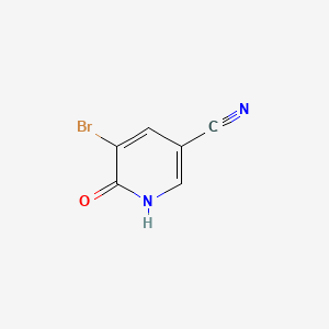 molecular formula C6H3BrN2O B563185 5-Bromo-6-oxo-1,6-dihydropyridine-3-carbonitrile CAS No. 19840-44-9