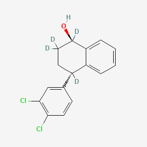 (1R,4S)-1,2,2,4-Tetradeuterio-4-(3,4-dichlorophenyl)-3H-naphthalen-1-ol