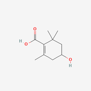 4-Hydroxy-2,6,6-trimethyl-1-cyclohexenecarboxylic acid