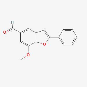 7-Methoxy-2-phenyl-1-benzofuran-5-carbaldehyde