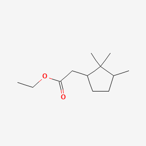 molecular formula C12H22O2 B563243 Ethyl 2-(2,2,3-trimethylcyclopentyl)acetate CAS No. 102839-08-7