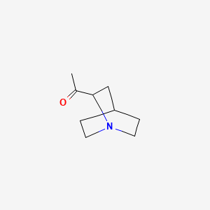 1-(1-Azabicyclo[2.2.2]octan-2-yl)ethan-1-one