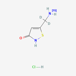 Thiomuscimol-15N,d2 Hydrochloride