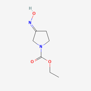 Ethyl 3-(hydroxyimino)pyrrolidine-1-carboxylate
