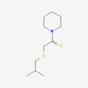 2-(Isobutylsulfanyl)-1-(1-piperidinyl)ethanethione