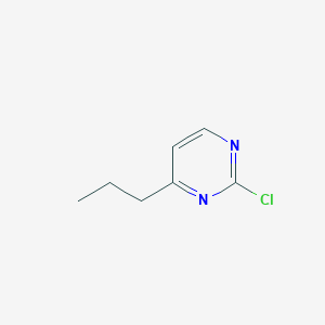 molecular formula C7H9ClN2 B056329 2-Chloro-4-propylpyrimidine CAS No. 111196-80-6