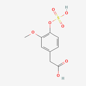 molecular formula C9H10O7S B563302 Homovanillic acid sulfate CAS No. 38339-06-9