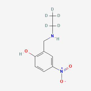 2-[(Ethylamino)methyl]-4-nitrophenol-d5