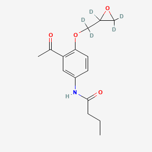 3'-Acetyl-4'-(2,3-epoxypropoxy-d5)butyranilide