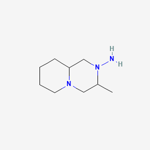 3-Methyloctahydro-2H-pyrido[1,2-A]pyrazin-2-amine