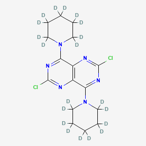 2,6-Dichloro-4,8-(dipiperidino-d20)pyrimido[5,4-d]pyrimidine