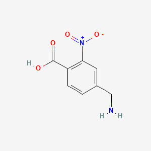 molecular formula C8H8N2O4 B563322 4-Carboxy-3-nitrobenzylamine CAS No. 100466-28-2