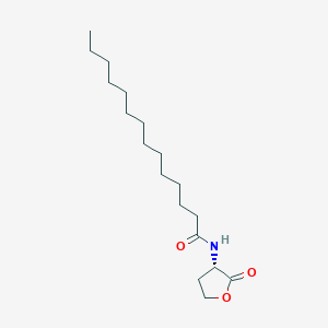 molecular formula C18H33NO3 B563324 N-tetradecanoyl-L-Homoserine Lactone CAS No. 202284-87-5