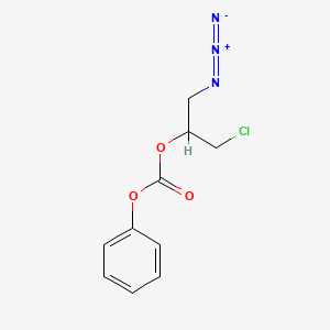 1-Azido-3-chloropropan-2-yl phenyl carbonate