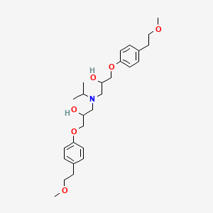 1,1'-((1-Methylethyl)imino)bis(3-(4-(2-methoxyethyl)phenoxy)propan-2-ol)