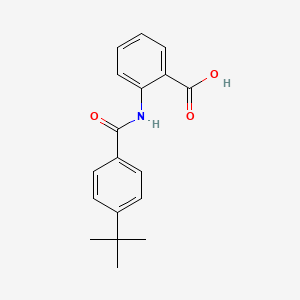 molecular formula C18H19NO3 B5633437 2-(4-tert-butylbenzamido)benzoic acid 