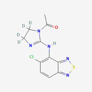 molecular formula C11H10ClN5OS B563353 N-Acetyl Tizanidine-d4 