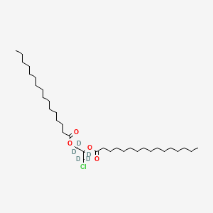 molecular formula C35H67ClO4 B563376 rac 1,2-Bis-palmitoyl-3-chloropropanediol-d5 