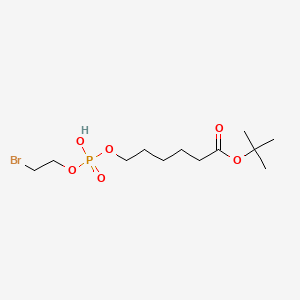 tert-Butyl 6-[O-(2-Bromoethyl)phosphoryl)hydroxyhexanoate