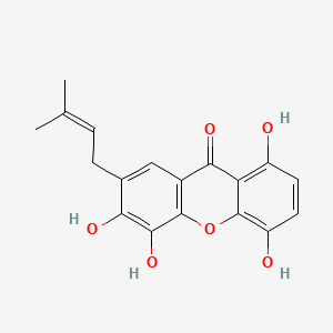 molecular formula C18H16O6 B563388 1,4,5,6-Tetrahydroxy-7-prenylxanthone 