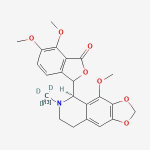(3S)-6,7-dimethoxy-3-[(5R)-4-methoxy-6-(trideuterio(113C)methyl)-7,8-dihydro-5H-[1,3]dioxolo[4,5-g]isoquinolin-5-yl]-3H-2-benzofuran-1-one