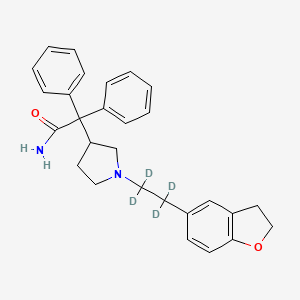 molecular formula C28H30N2O2 B563390 rac Darifenacin-d4 CAS No. 1189701-43-6