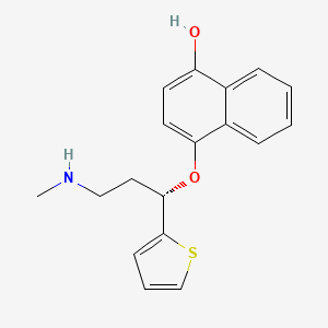 molecular formula C18H19NO2S B563393 4-Hydroxy Duloxetine CAS No. 662149-13-5