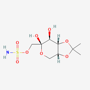 molecular formula C9H17NO8S B563398 2,3-Desisopropylidene Topiramate CAS No. 851957-35-2