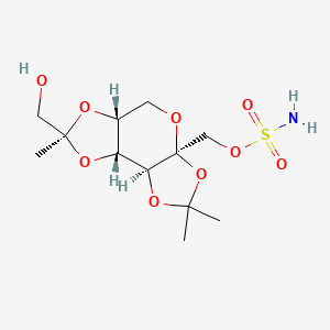 molecular formula C12H21NO9S B563400 R-Hydroxy Topiramate CAS No. 198215-60-0