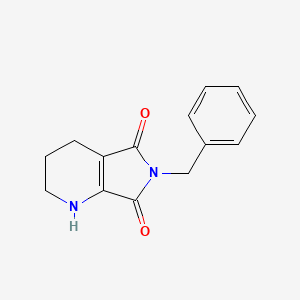 molecular formula C14H14N2O2 B563405 6-Benzyl-1,2,3,4-tetrahydro-6H-pyrrolo[3,4-B]pyridine-5,7-dione CAS No. 1076198-93-0