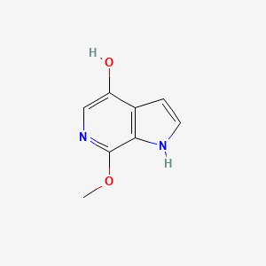 molecular formula C8H8N2O2 B563410 7-Methoxy-1H-pyrrolo[2,3-C]pyridin-4-OL CAS No. 936470-68-7