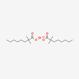 Octanoic acid, 2,2-dimethyl-, strontium salt