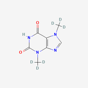 molecular formula C7H8N4O2 B563439 Theobromine-d6 CAS No. 117490-40-1