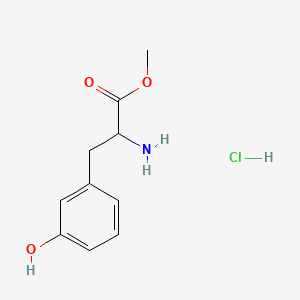 molecular formula C10H14ClNO3 B563443 D,L-m-Tyrosine Methyl Ester Hydrochloride CAS No. 34260-70-3