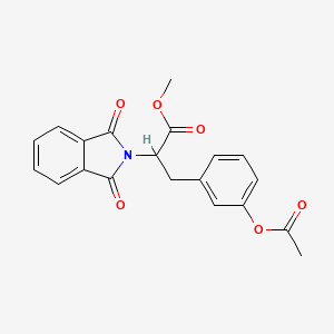 2-Phthalimidyl-3-(3'-acetoxyphenyl)propionic Acid Methyl Ester