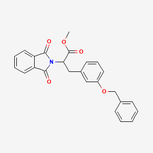 Methyl 3-[3-(benzyloxy)phenyl]-2-(1,3-dioxo-1,3-dihydro-2H-isoindol-2-yl)propanoate