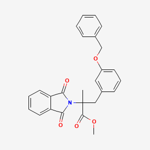 Methyl 3-[3-(benzyloxy)phenyl]-2-(1,3-dioxo-1,3-dihydro-2H-isoindol-2-yl)-2-methylpropanoate