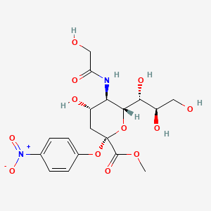 2-O-(p-Nitrophenyl)-alpha-D-N-glycolylneuraminic Acid Methyl Ester