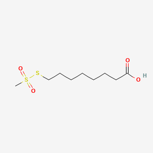 molecular formula C9H18O4S2 B563462 8-Methanethiosulfonyl-octanoic Acid CAS No. 1076198-40-7