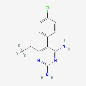 molecular formula C12H13ClN4 B563470 Pyrimethamine-d3 