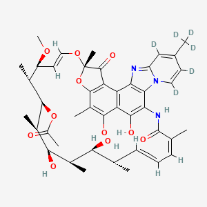 molecular formula C43H51N3O11 B563486 Rifaximin-d6 