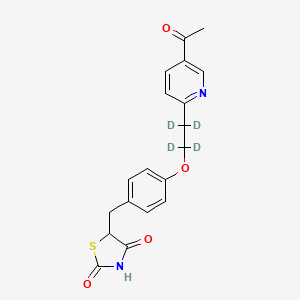 molecular formula C19H18N2O4S B563496 Keto Pioglitazone-d4 (M-III-d4) CAS No. 1185033-84-4