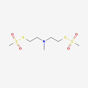 molecular formula C7H17NO4S4 B563535 Bis-(2-methanethiosulfonatoethyl)methylamine CAS No. 16216-82-3