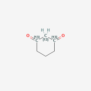 molecular formula C6H8O2 B563544 1,3-Cyclohexanedione-1,2,3-13C3 CAS No. 1184998-71-7